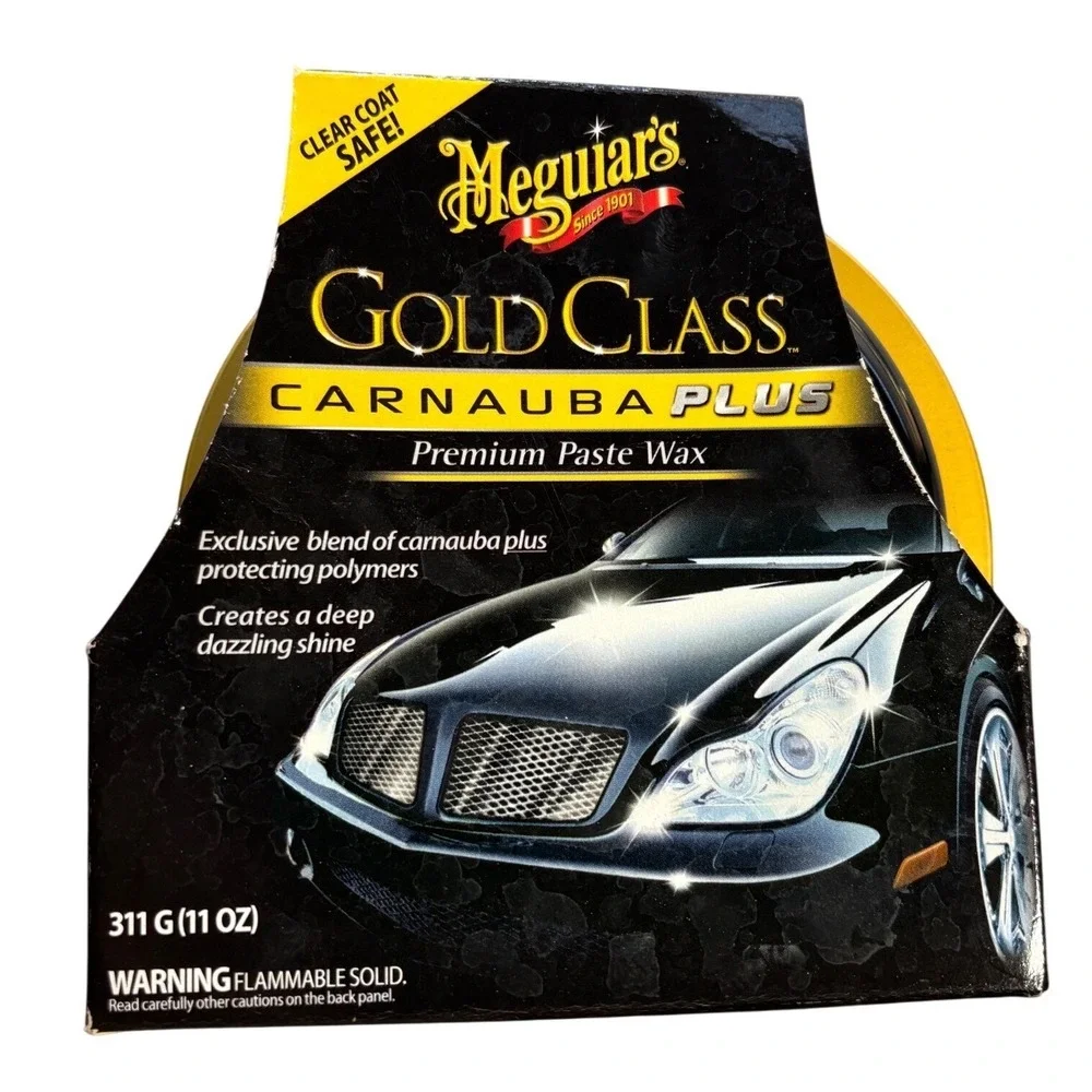 Meguiars‎ Gold Class Carnauba Plus Premium Paste Wax 11oz G7014J with Applicator